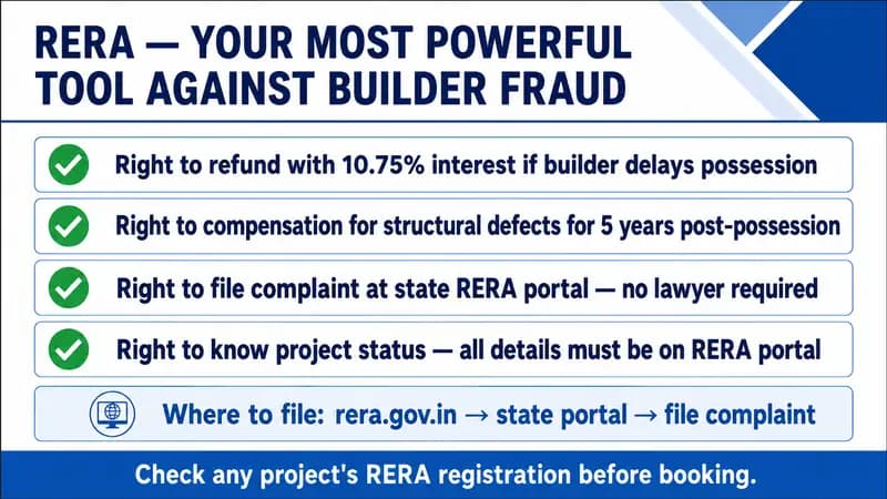 RERA rights India and how to use RERA against builder fraud