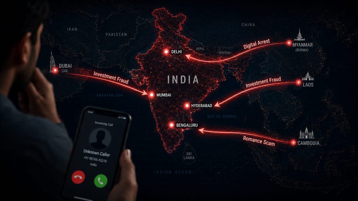 Transnational cyber fraud India 2026, Southeast Asian scam compound Cambodia Myanmar Laos