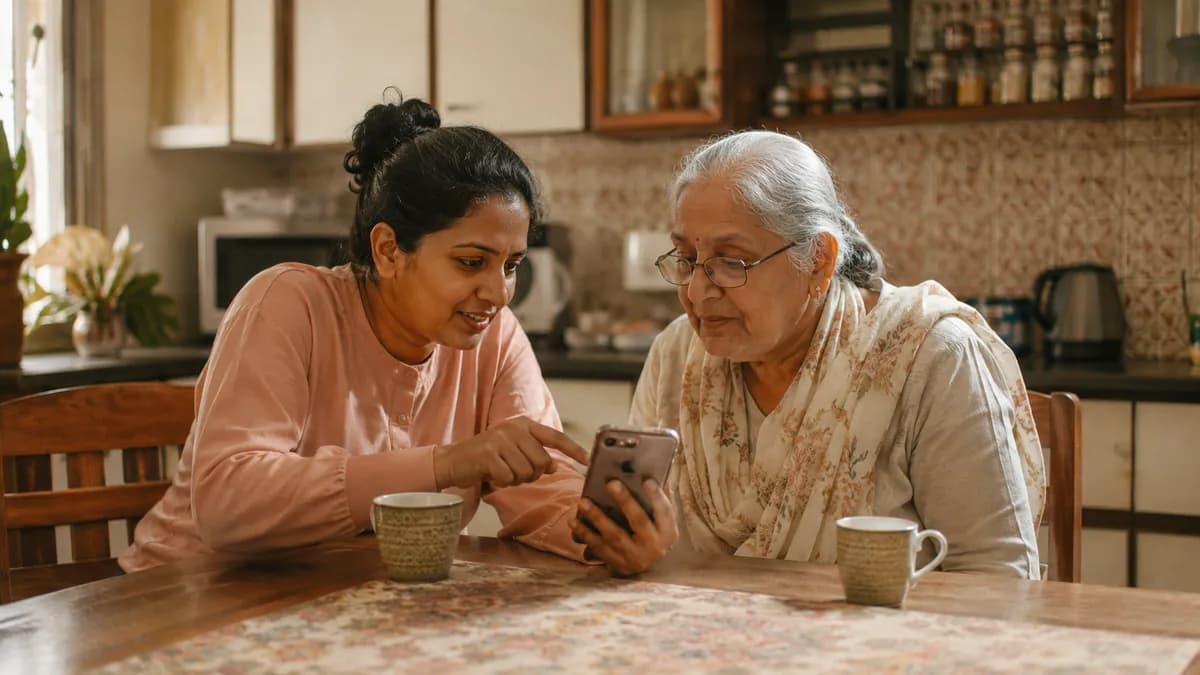 Cyber safety for senior citizens India, protecting parents from online scams