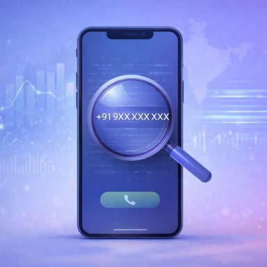 Step 2 - RakshaAi scans phone number across 10M+ fraud records and real-time community reports in under 5 seconds