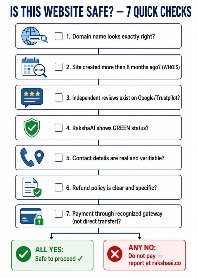 Business verification checklist for India before paying a seller or vendor