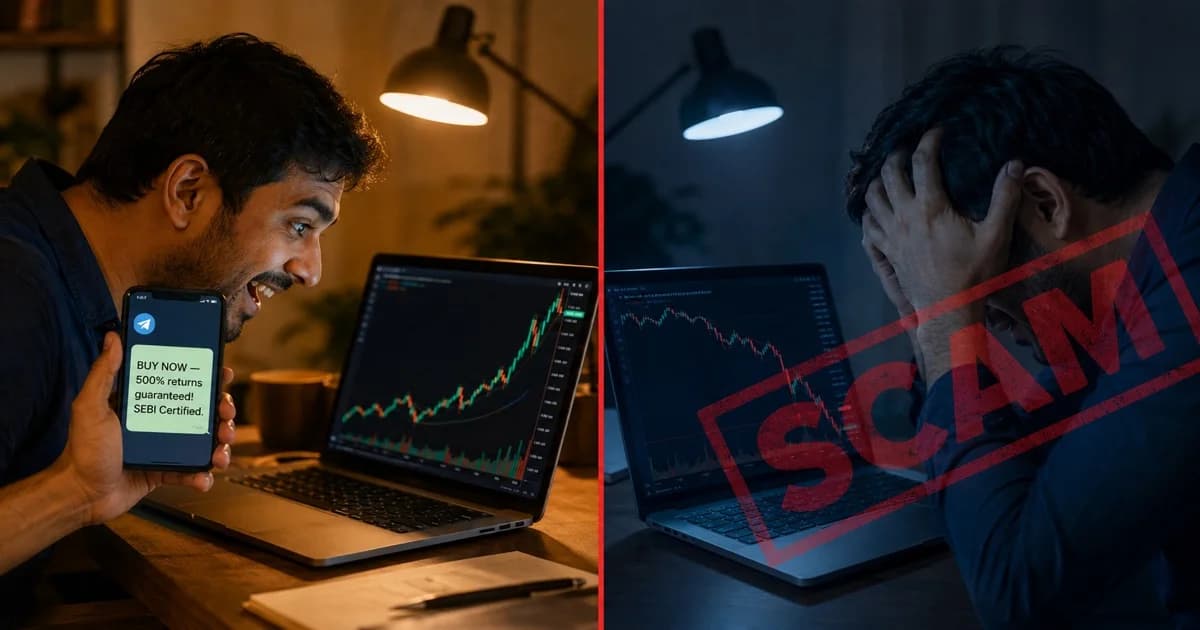 Stock market tip scam India 2026 fake SEBI advisor Telegram pump dump fraud