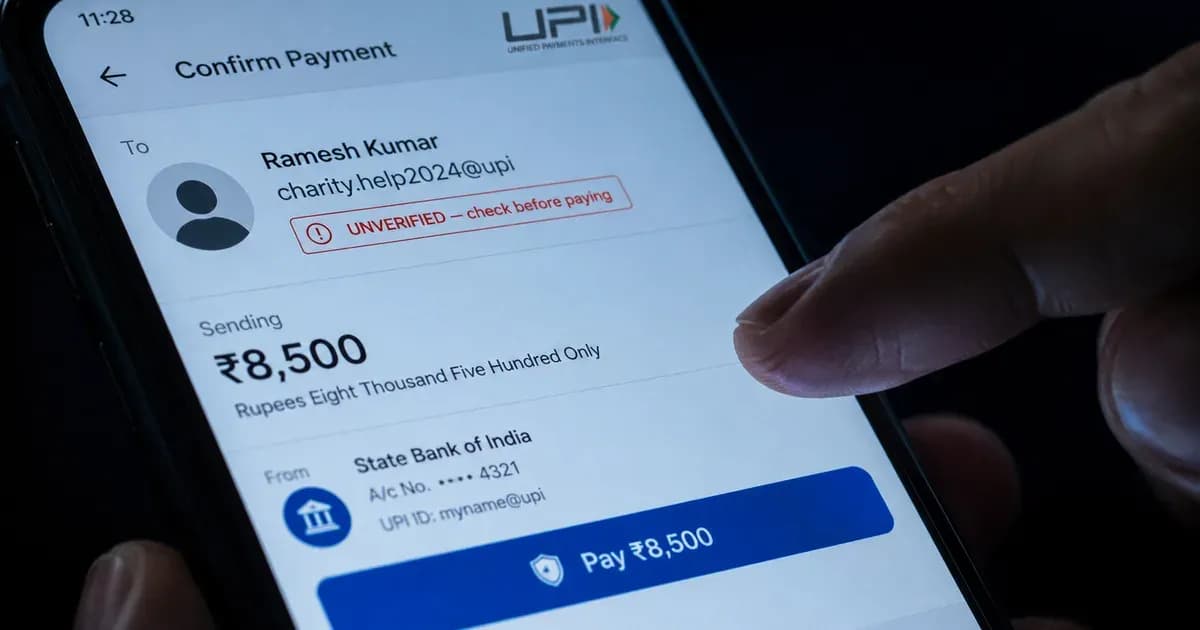 UPI ID fraud India 2026, how to check UPI ID before paying free checker